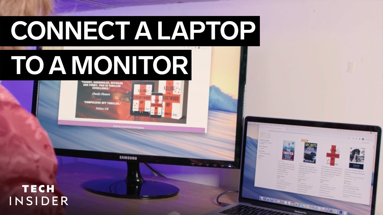 kalligraf rutine Kategori How To Connect A Laptop To A Monitor - YouTube