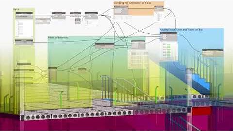 Adding Grout Tubes to Precast Walls using Dynamo