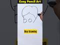 how to draw a boy drawing with the word boy | very easy trick drawing #drawing