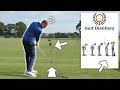 Hit through the ball not at the ball  golf swing thought
