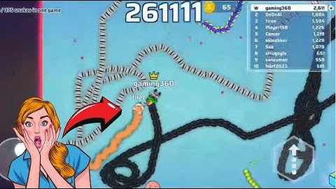 Most Delicious in Snake Io 🐍 Lovely Snake 🐍 Epic SnakeIo Gameplay! Snake Game