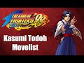 Kasumi Todoh Movelist [The King of Fighters '98 Ultimate Match Final Edition]