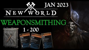 Ultimate 1 - 200 Weaponsmithing Guide in 2023! - New World