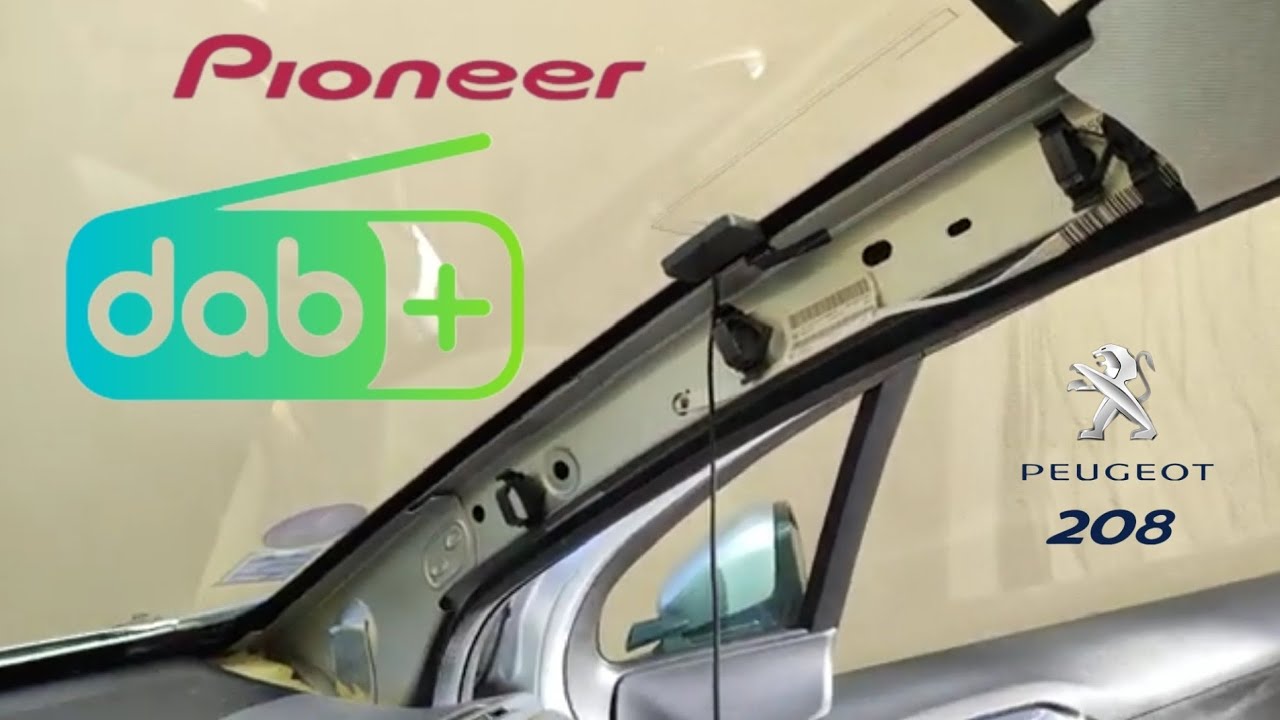 Comment installer une antenne DAB sur une voiture (Kenwood CX-DAB1) 