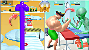 Tall Man Run Game | Muscles Rush Game | All Level Gameplay | Android Games | ios Games