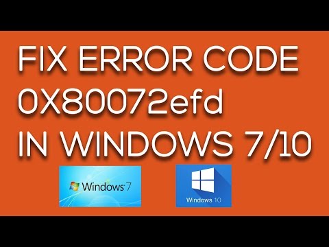 Fix Error Code 0x80072efd In Windows 7 8 10 Youtube - roblox error hresult 0x80072efd