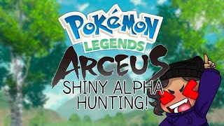 Shiny Alpha Hunting - Pokémon Legends Arceus Chill Vibes #shorts