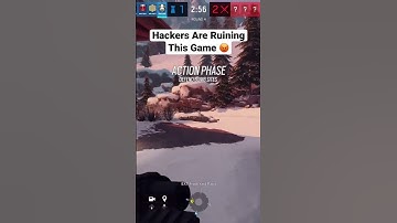 Playing Against Hackers in R6 Ranked Match 🤮 #shorts #rainbowsixsiege