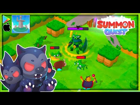 SUMMON QUEST English Gameplay Walkthrough - Summon and Team Up with Enemies | Android/iOS APK - YouTube