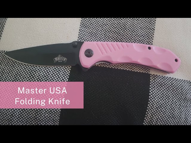 7.75 TAC FORCE SPRING ASSISTED TACTICAL PINK CAMO FOLDING POCKET KNIF