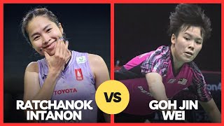 Ratchanok Intanon(THA) vs Goh Jin Wei(MYS) Crazy Badminton Match Highlights | Revisit Uber Cup 2022