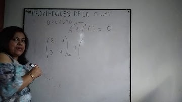 Propiedades de la suma de matrices, Propiedad del Opuesto