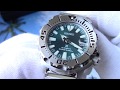 Обзор Seiko SZSC005 Monster / Сейко Монстр зелёный / модель 2018 года