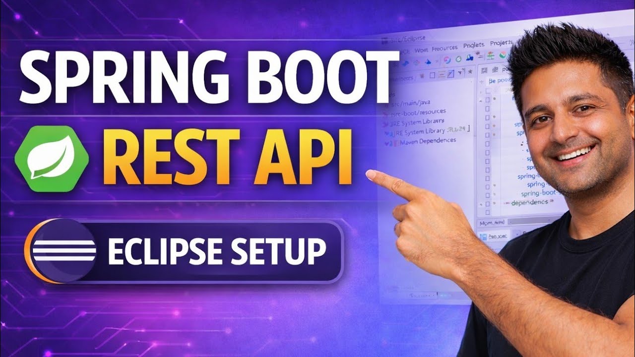 Spring Boot Rest API Setup | Eclipse IDE | How to Setup - YouTube