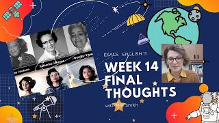 Week 14 final thoughts