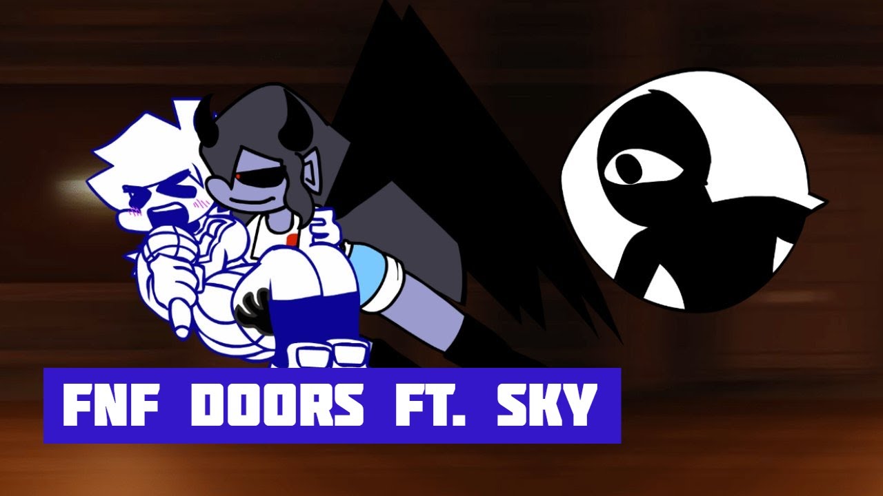 FNF Doors ft. Skyblue, Nusky & Ski · Jogar Online Grátis