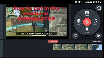 HOW TO CUT THE MIDDLE PART OF A VIDEO IN KINEMASTER