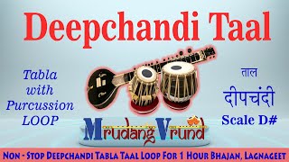 Deepchandi Taal Loop For Practice | Tabla & Purcussion | Non - Stop Loop | 2024 screenshot 3