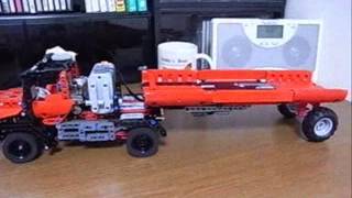 lego technic about 8052B individual red dump truck 003