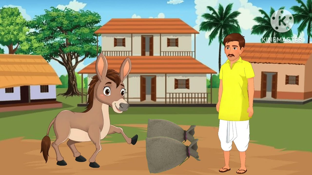 పొలం లో పంట పండించిన గాడిద - Stores in Telugu - Telugu stores - Neethi kathalu 