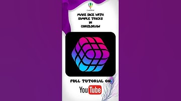 Make Cube Dice With Simple Tricks In Corel Draw | Corel Draw Tips & Tricks