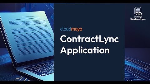CloudMoyo ContractLync App - Demo