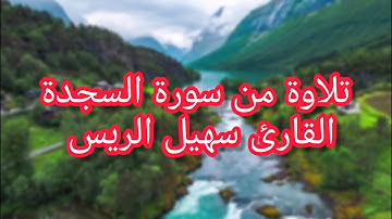 تلاوة من سورة السجدة | القارئ سهيل الريّس