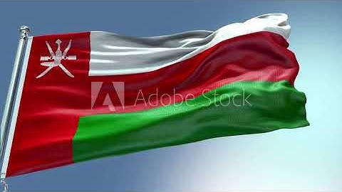 4k render Oman Flag video waving in wind Oman Flag Wave Loop waving in wind Oman Flag Oman Flag
