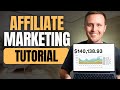 Affiliate marketing tutorial for beginners 2024 step by step