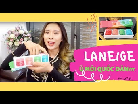 [REVIEW & GIVEAWAY] MẶT NẠ NGỦ MÔI LANEIGE 8g MỚI TOANH!!!