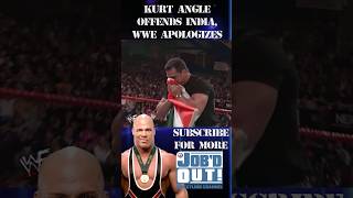 WWE had to APOLOGIZE to INDIA for KURT ANGLE disrespecting their flag