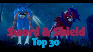 Top 30 Themes of Pokemon Sword & Shield
