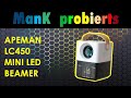 ManK probierts - APEMAN LC450 - LCD/LED Mini Beamer