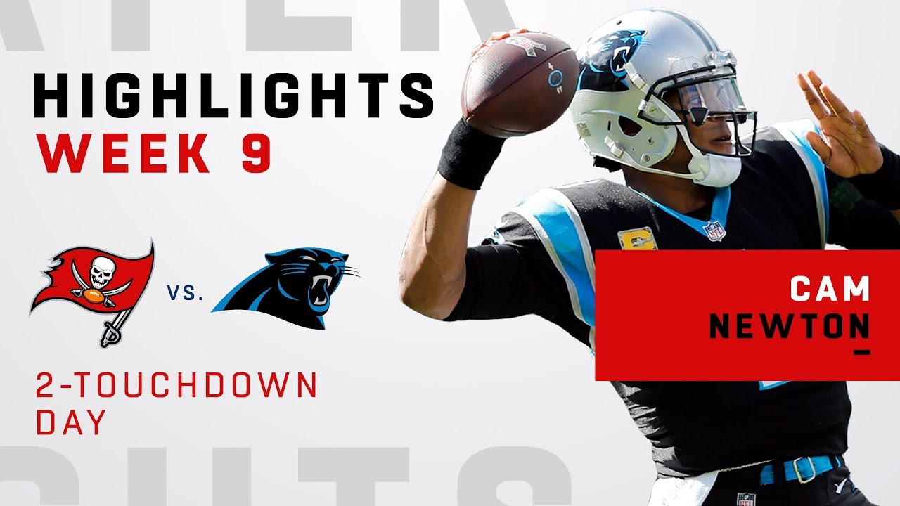 touchdown traduccion Cam Newton's 280 Total Yards & 2 TDs vs. Bucs