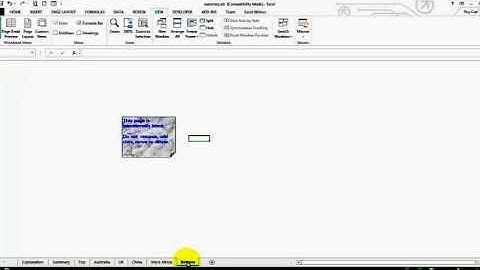 Summarise Data in Excel