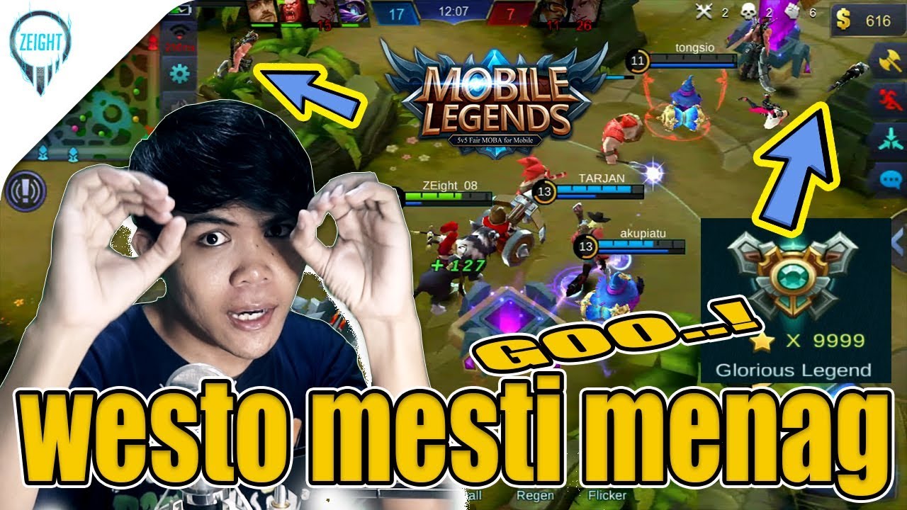 GENJOT TERUS GASS WESTO MESTI MENANG MOBILE LEGEND INDONESIA