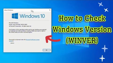How to check windows version in PC / Laptop in Tamil - Updated