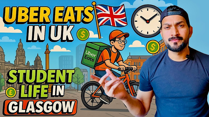 A Day in my Life as Uber Eat Rider in UK 🇬🇧 | My Earning | Explore Glasgow | Jobs for Students UK