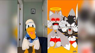 Donald Ducc REACTS To SHIN SONIC TikToks! 123 (DO NOT BE SCARED CHALLENGE)