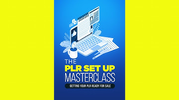 The PLR Set Up Masterclass 💯% Free Full Course..