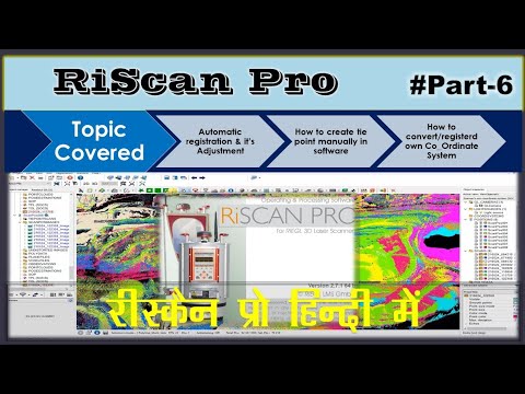 RiScan Pro! CreateTiePoint! Register Data with Own Co_Ordinates! #PART-6 #AttractionByAlokDPatel