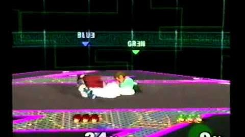 DDRKirby(ISQ) - 3-23,24-11 - SSBM - #3 - Green(Doc) vs. Blue(Roy).MPG