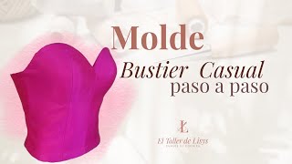 Como Se Hace El Patrón De Un Bustier Sencillo? Aquí Te Enseño El Paso A Paso