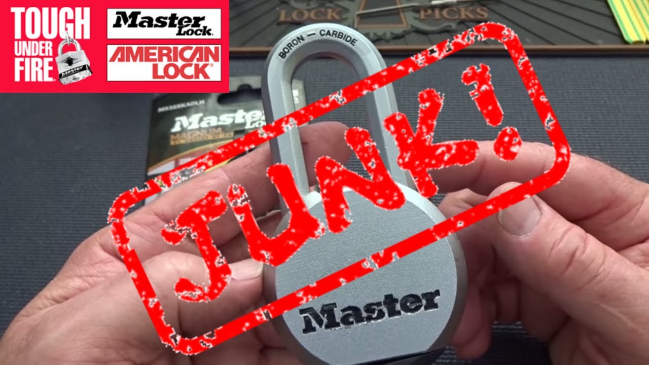 (1285) Master Lock 930XKADLH RAKED Open! (JUNK!) - YouTube
