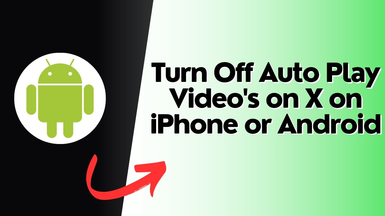 How to Turn off Auto Play Vidoes on X on iPhone or Android - YouTube