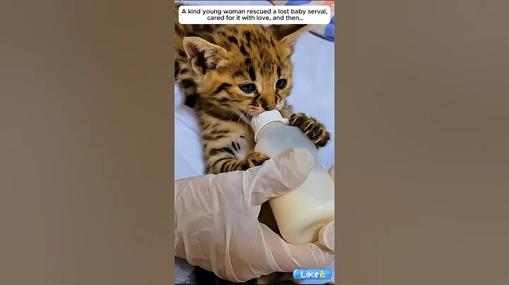 Video 11342141: serval rescued, cat animals