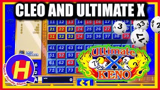 Let's Play Cleopatra and Ultimate X KENO!