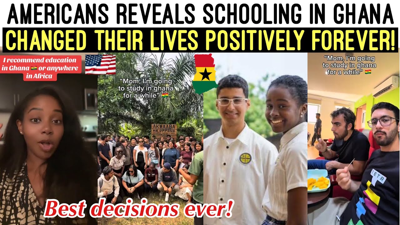 Американцы🇺🇸 рассказали, что обучение в Гане навсегда позитивно изменило их жизнь.