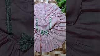 Elegent baby frock design #frock #sewing #babydress #stitching #kidsclothing