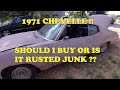 1971 Chevelle - New Project or Rusted Junk? Plus 50&#39;s Mercury  Pickup Truck! Did I buy them?